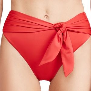 NWT Agua Bendita Isabella Bottom in Rojo - L